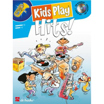 Zbiór nut solo na euphonium Kids Play Hits! + CD, De Haske